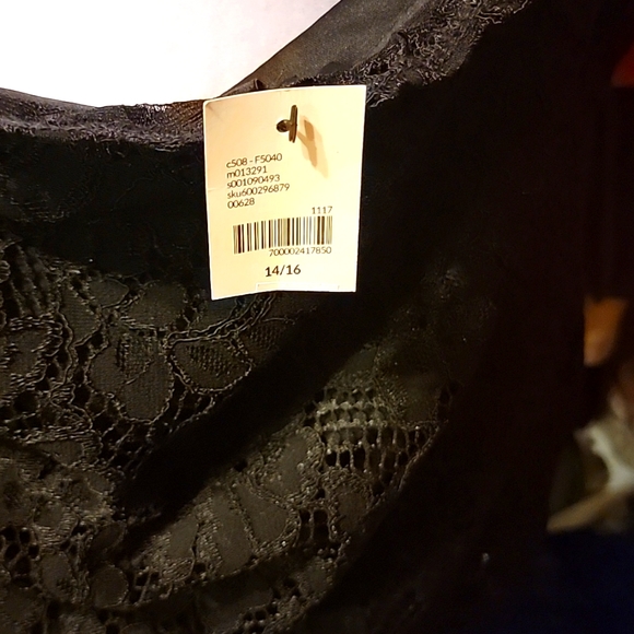 Lane Bryant Off-The-Shoulder Lace Overlay Blouse - Picture 3 of 3